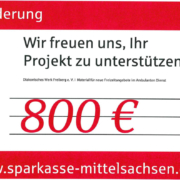800 Euro-Spende 800 Euro-Spende