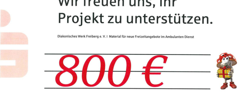 800 Euro-Spende